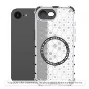 Husa MagSafe pentru Xiaomi Redmi Note 14S, Techsuit, HoneyComb Shield, Alba