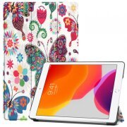 Husa pentru Apple iPad 10.2 (2021) / 10.2 (2020) / 10.2 (2019), Techsuit, FoldPro Butterfly, Multicolor