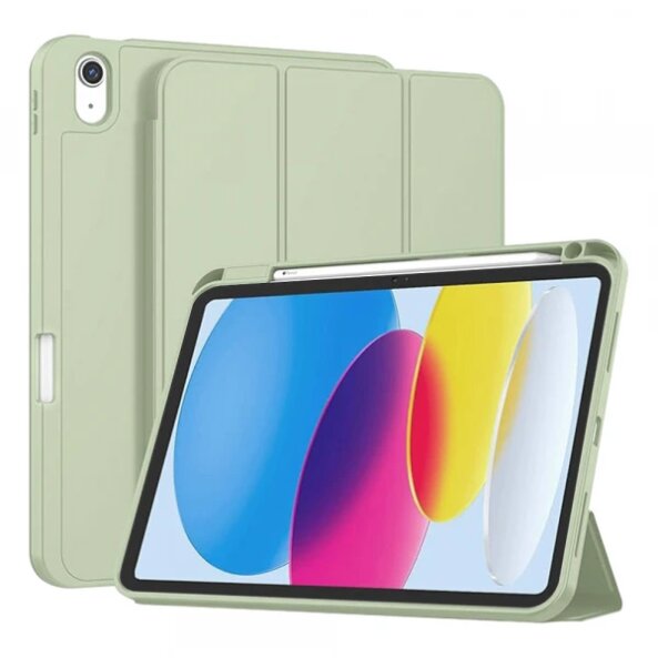 Husa pentru Apple iPad (2025) / (2022), Techsuit, Flex Trifold, Verde Deschis
