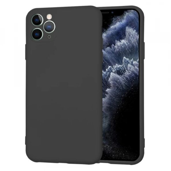 Husa pentru Apple iPhone 11 Pro Max, Techsuit, SoftFlex, Neagra