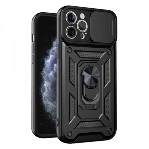Husa pentru Apple iPhone 11 Pro, Techsuit, CamShield, Neagra