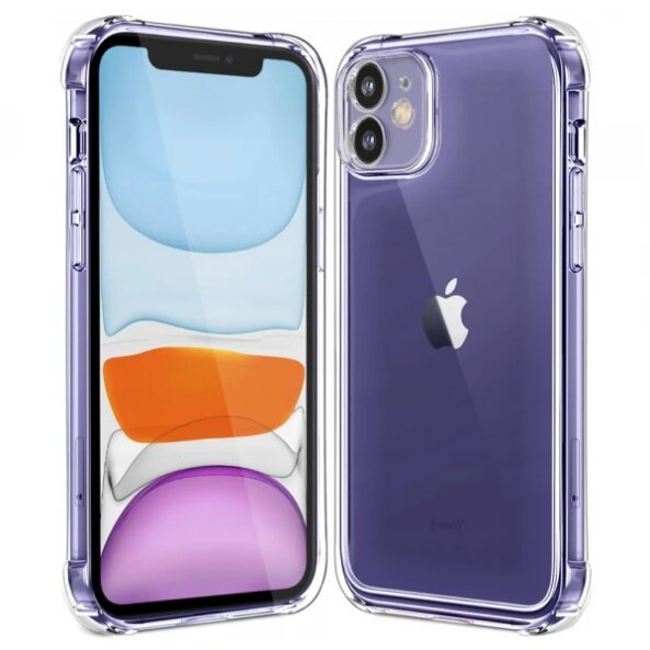 Husa pentru Apple iPhone 11, Techsuit, Shockproof Clear, Transparenta