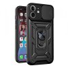 Husa pentru Apple iPhone 12 mini, Techsuit, CamShield, Neagra