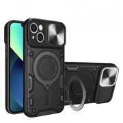 Husa pentru Apple iPhone 13, Techsuit, CamGuard Pro, Neagra