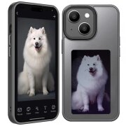 Husa pentru Apple iPhone 15, Techsuit, SmartScreen NFC, Neagra