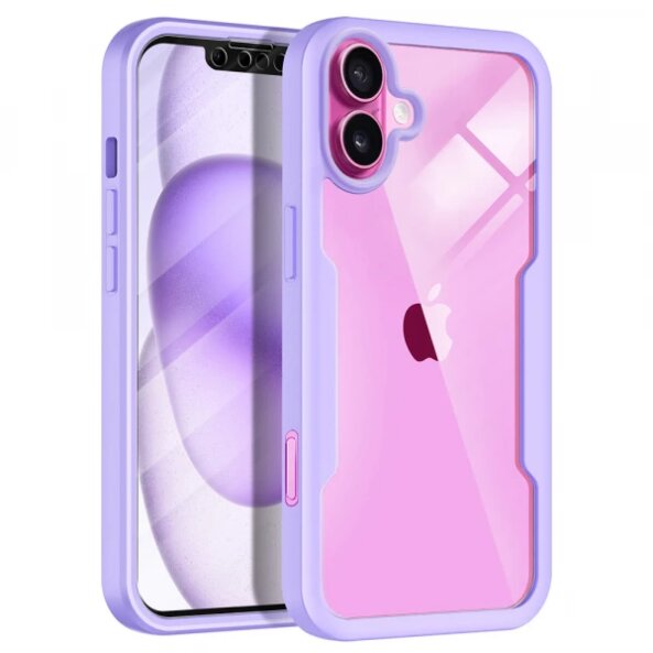 Husa pentru Apple iPhone 16 Plus, Techsuit, ColorVerse 360, Mov