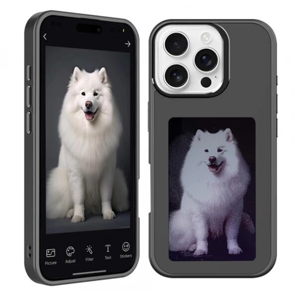 Husa pentru Apple iPhone 16 Pro Max, Techsuit, SmartScreen NFC, Neagra