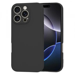 Husa pentru Apple iPhone 16 Pro Max, Techsuit, SoftFlex, Neagra