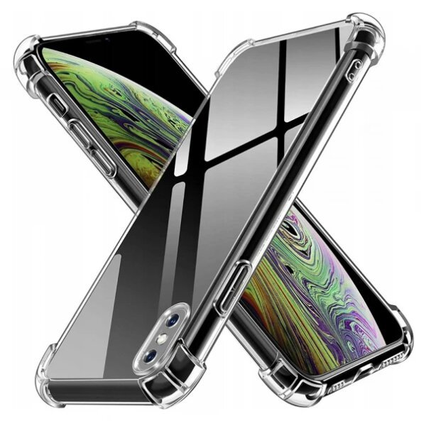 Husa pentru Apple iPhone XS Max, Techsuit, Shockproof Clear, Transparenta