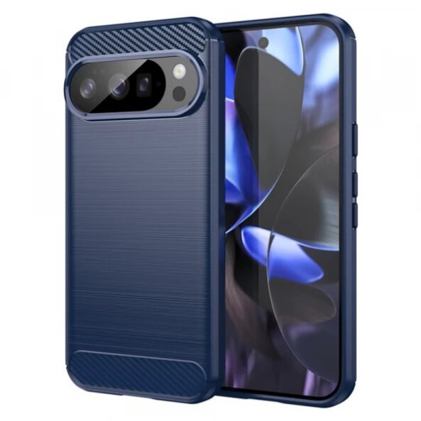 Husa pentru Google Pixel 10 Pro / 10, Techsuit, Carbon, Albastra