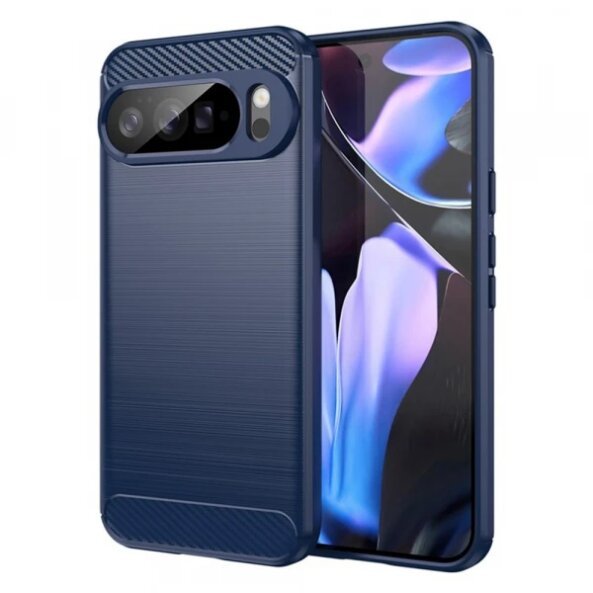 Husa pentru Google Pixel 10 Pro XL, Techsuit, Carbon, Albastra