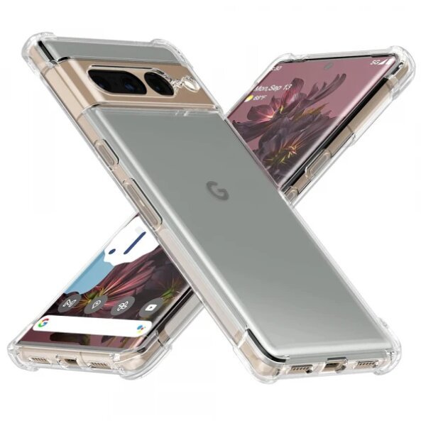 Husa pentru Google Pixel 7 Pro, Techsuit, Shockproof Clear, Transparenta