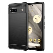 Husa pentru Google Pixel 7a, Techsuit, Carbon, Neagra
