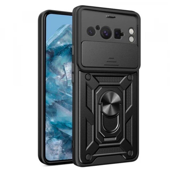 Husa pentru Google Pixel 8 Pro, Techsuit, CamShield, Neagra