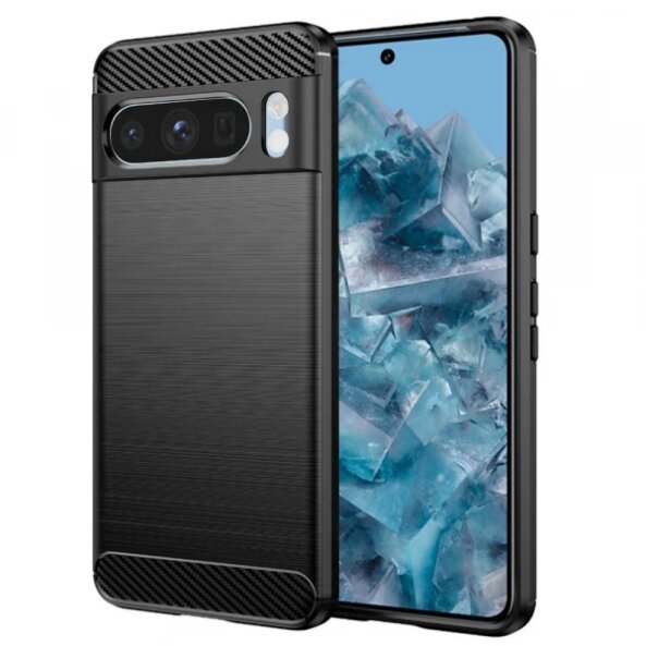 Husa pentru Google Pixel 8 Pro, Techsuit, Carbon, Neagra