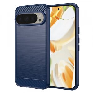 Husa pentru Google Pixel 9 / 9 Pro, Techsuit, Carbon, Albastra