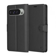 Husa pentru Google Pixel 9 Pro XL, Techsuit, Leather Folio, Neagra