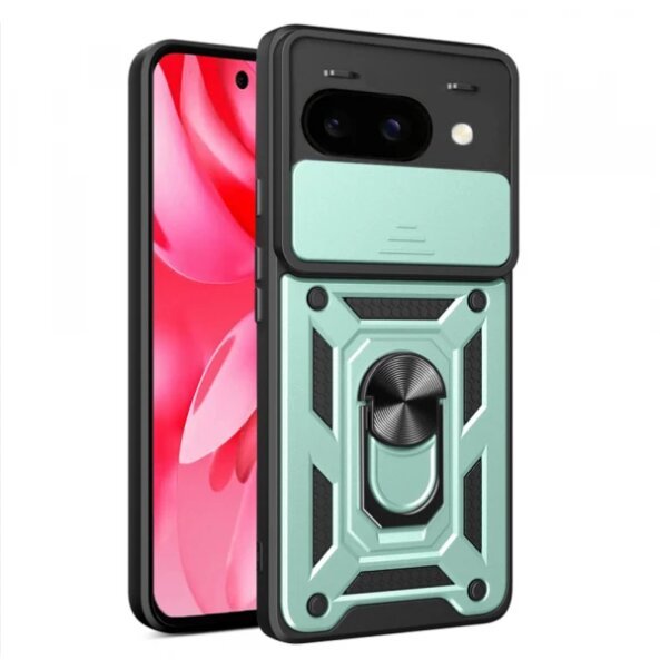 Husa pentru Google Pixel 9a, Techsuit, CamShield, Verde