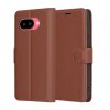 Husa pentru Google Pixel 9a, Techsuit, Leather Folio, Maro