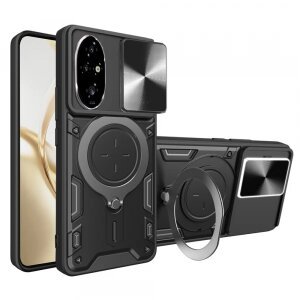 Husa pentru Honor 200 Pro, Techsuit, CamGuard Pro, Neagra