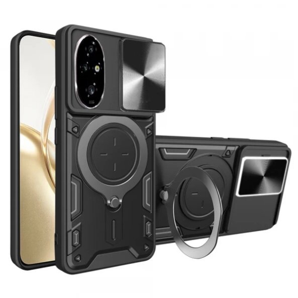 Husa pentru Honor 200, Techsuit, CamGuard Pro, Neagra