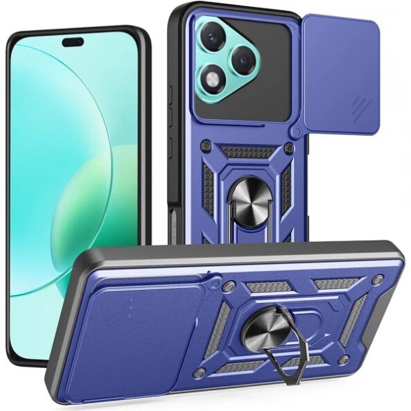 Husa pentru Honor 400 Lite, Techsuit, CamShield, Albastra