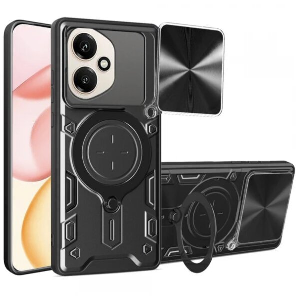 Husa pentru Honor 400, Techsuit, CamGuard Pro, Neagra