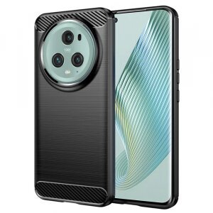 Husa pentru Honor Magic5 Pro, Techsuit, Carbon, Neagra