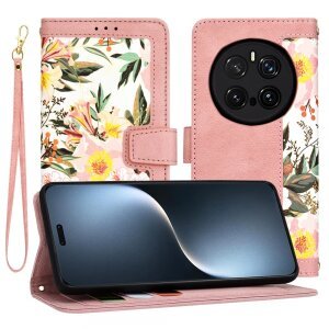 Husa pentru Honor Magic7 Pro, Techsuit, FlipCraft, Roz