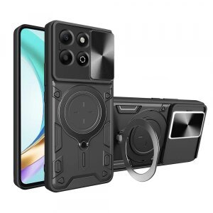 Husa pentru Honor X6b, Techsuit, CamGuard Pro, Neagra