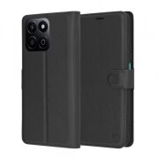 Husa pentru Honor X7c / 200 Smart, Techsuit, Leather Folio, Neagra