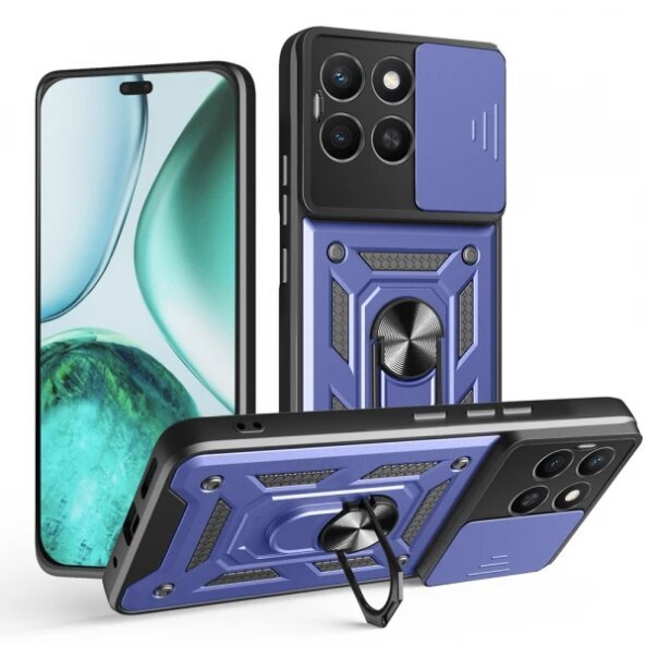 Husa pentru Honor X8c, Techsuit, CamShield, Albastra