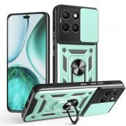 Husa pentru Honor X8c, Techsuit, CamShield, Verde