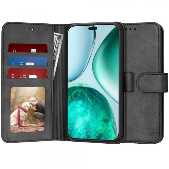 Husa pentru Honor X8c, Techsuit, Diary Book, Neagra
