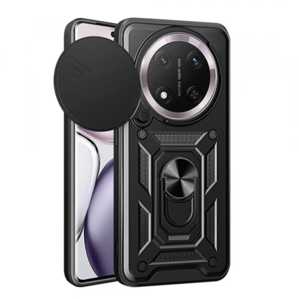 Husa pentru Honor X9c / Magic7 Lite, Techsuit, CamShield, Neagra