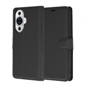 Husa pentru Huawei nova 12s / nova 11, Techsuit, Leather Folio, Neagra