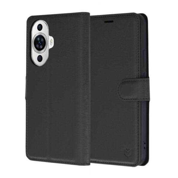 Husa pentru Huawei nova 12s / nova 11, Techsuit, Leather Folio, Neagra