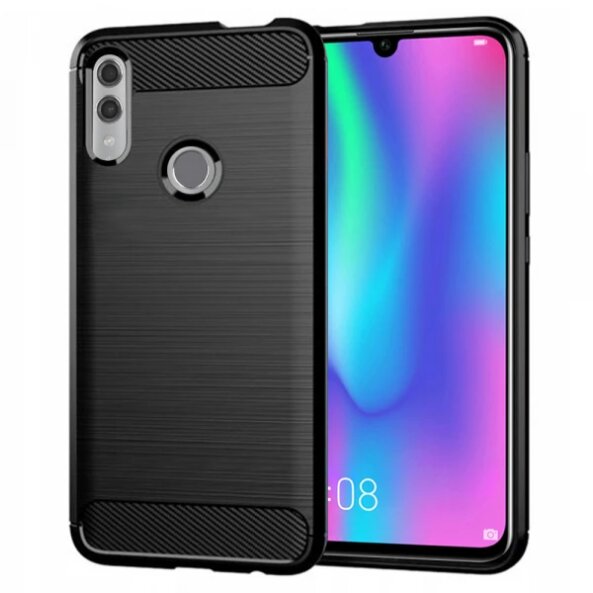 Husa pentru Huawei P Smart (2019) / Honor 10 Lite, Techsuit, Carbon, Neagra