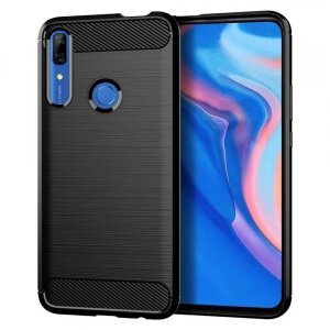 Husa pentru Huawei P Smart Z, Techsuit, Carbon, Neagra