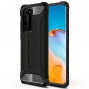 Husa pentru Huawei P40 Pro, Techsuit, Hybrid Armor, Neagra