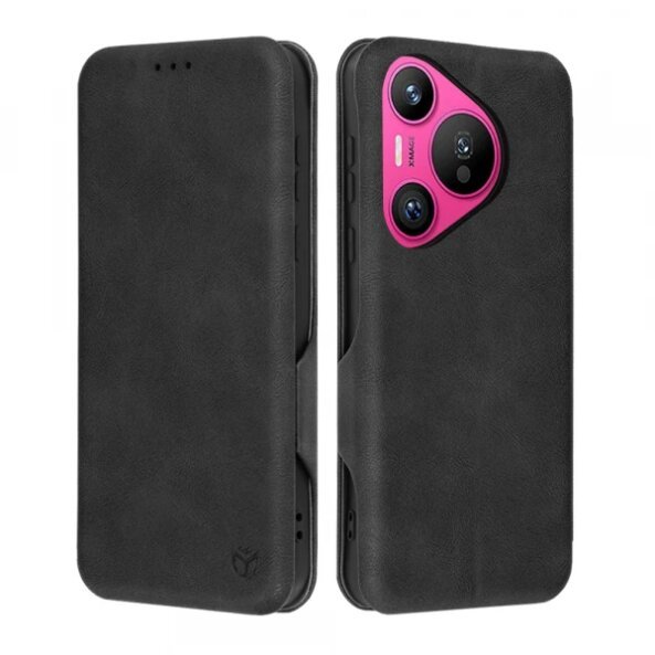Husa pentru Huawei Pura 70, Techsuit, Safe Wallet Plus, Neagra