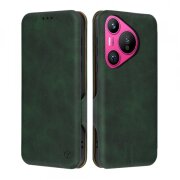 Husa pentru Huawei Pura 70, Techsuit, Safe Wallet Plus, Verde