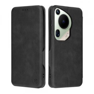 Husa pentru Huawei Pura 70 Ultra, Techsuit, Safe Wallet Plus, Neagra