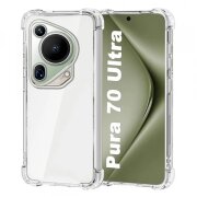 Husa pentru Huawei Pura 70 Ultra, Techsuit, Shockproof Clear, Transparenta