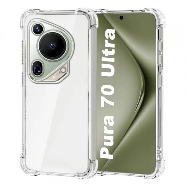 Husa pentru Huawei Pura 70 Ultra, Techsuit, Shockproof Clear, Transparenta