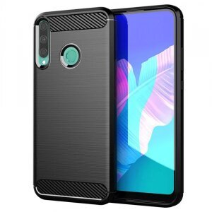 Husa pentru Huawei Y7p / P40 lite E, Techsuit, Carbon, Neagra