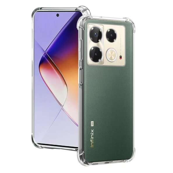 Husa pentru Infinix Note 40 4G, Techsuit, Shockproof Clear, Transparenta
