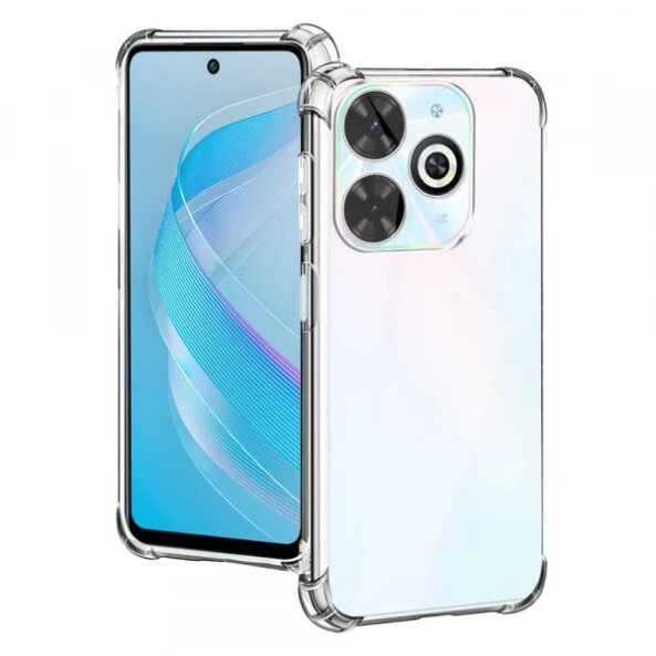 Husa pentru Infinix Smart 8, Techsuit, Shockproof Clear, Transparenta