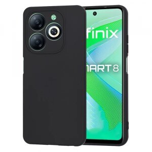 Husa pentru Infinix Smart 8, Techsuit, SoftFlex, Neagra