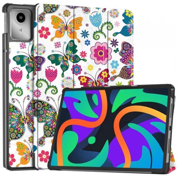 Husa pentru Lenovo Tab M11, Techsuit, FoldPro Butterfly, Multicolor
